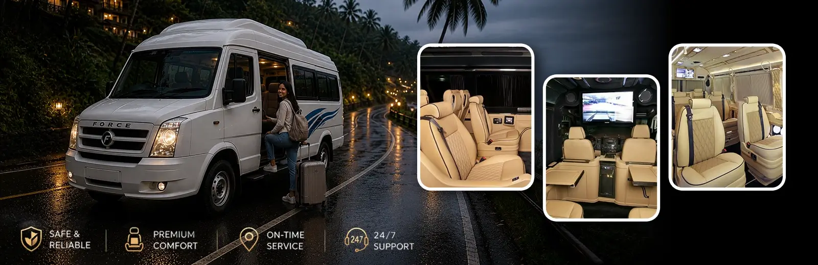 10 Seater Tempo Traveller in Kerala