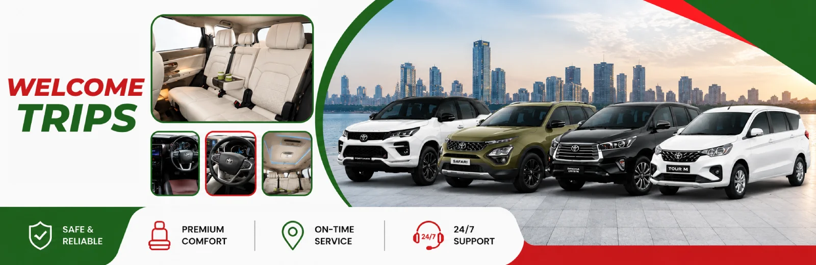 Affordable Kerala taxi packages, airport transfers and outstation cab services